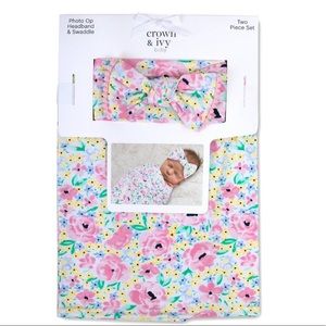 🎀🎀Crown and Ivy Baby Swaddle Photo Set🎀🎀